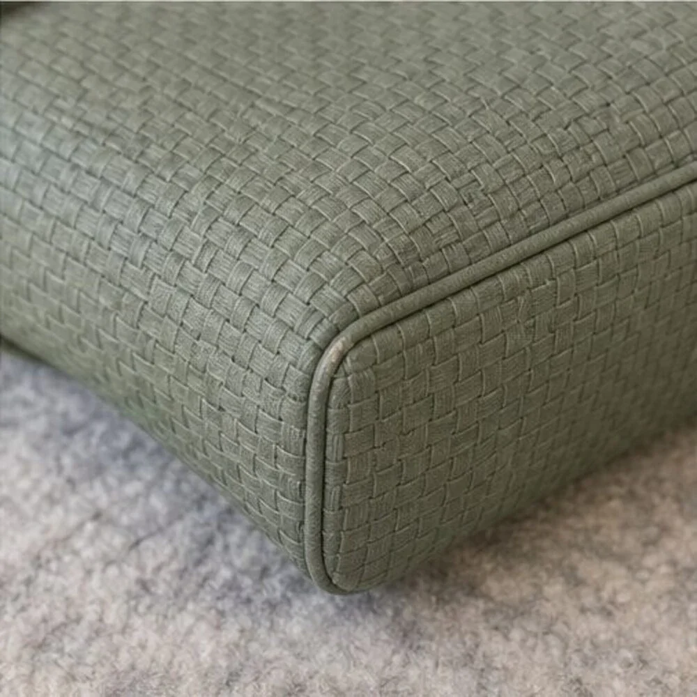 Sage Woven Crossbody Bag